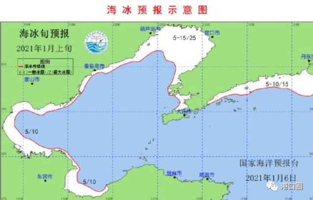 这些港口请注意,渤海黄海海冰冰情或将达到警报标准