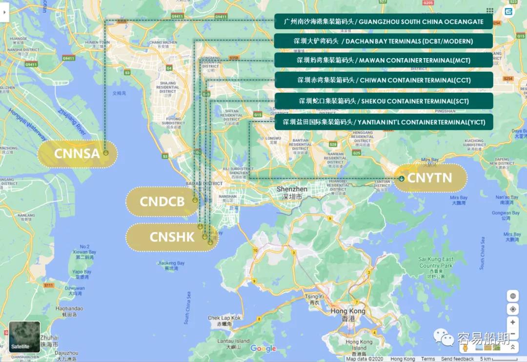 深圳没有“深圳港”,蛇口、盐田、赤湾、妈湾.....单打独斗的码头谁最强?