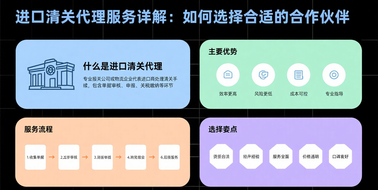 进口清关代理服务图解
