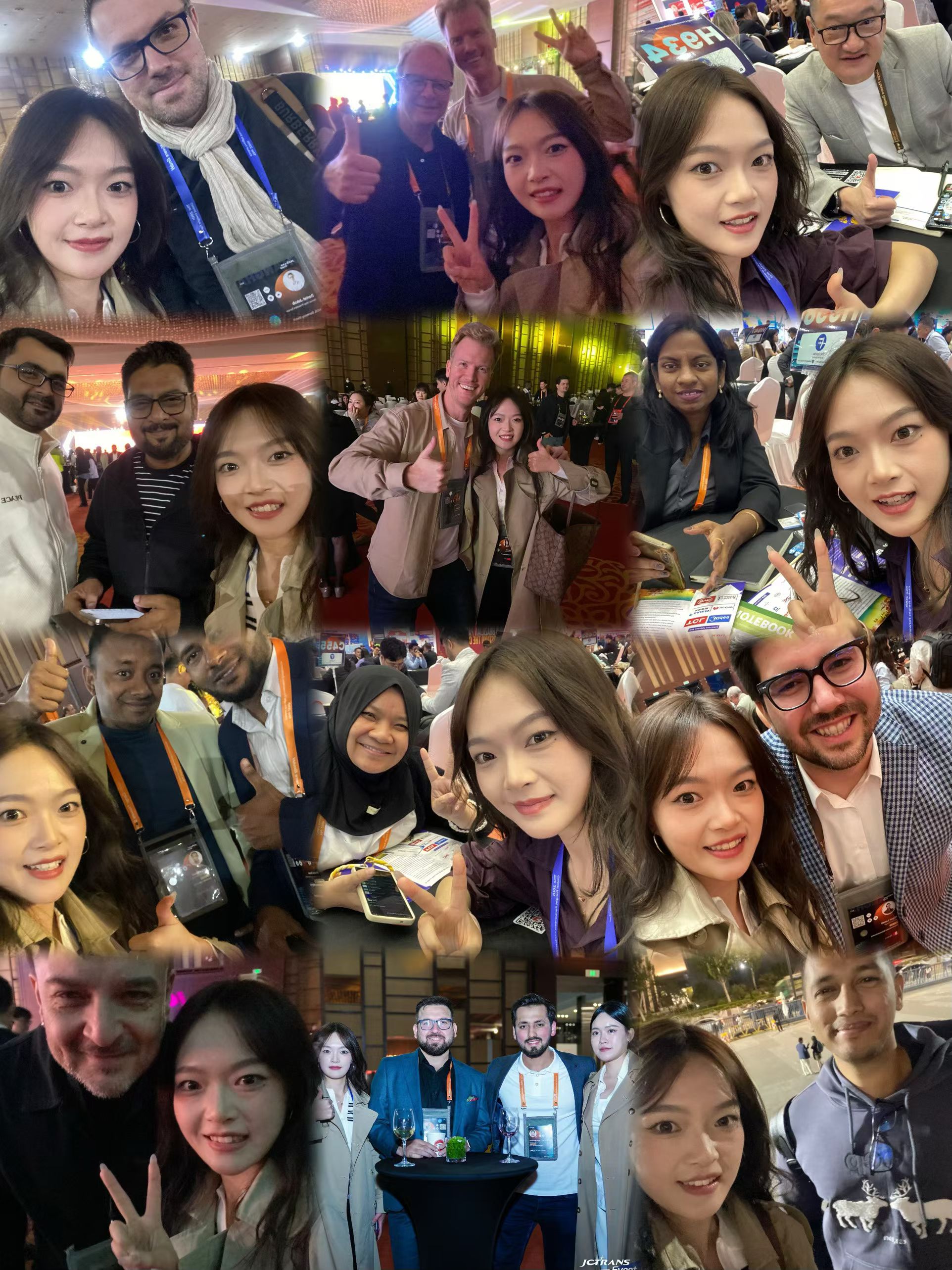 来自澳大利亚、欧洲及中东多国的合作伙伴洽谈