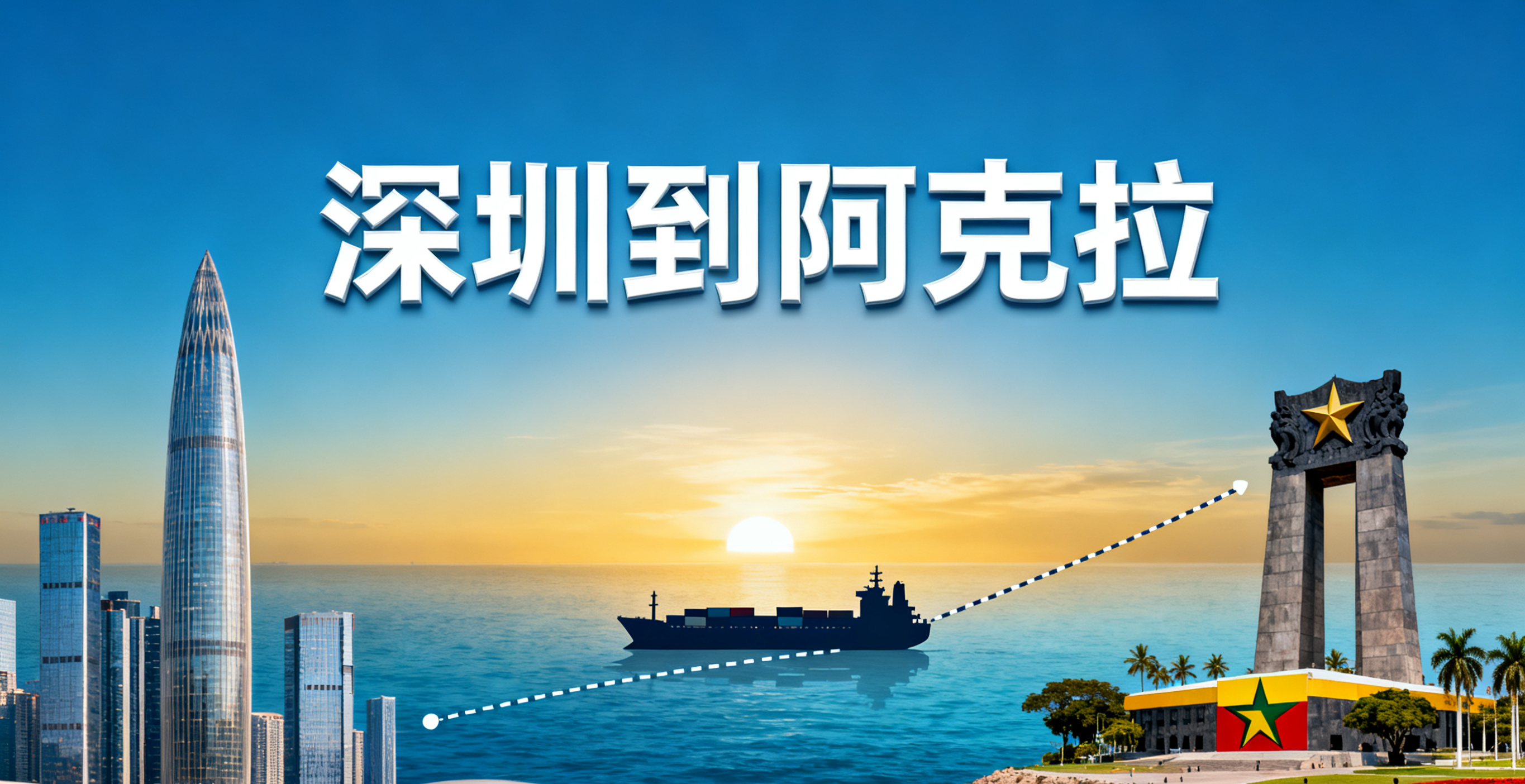 深圳到阿克拉的海运为什么更受大宗贸易商青睐？