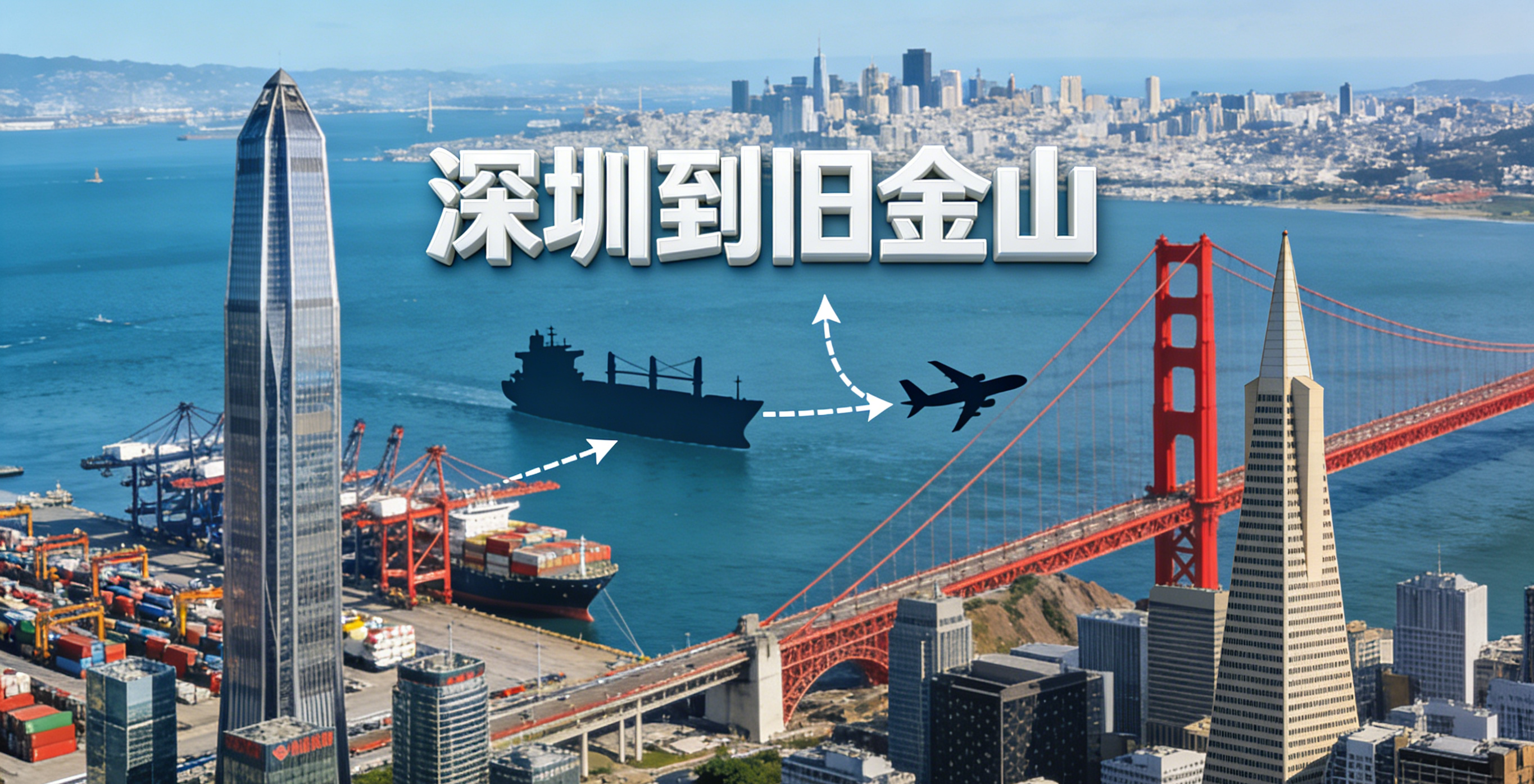 深圳到旧金山可以选择哪些运输方式？